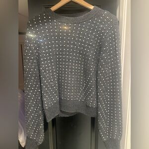 Marella Rhinestone sweater worn once size M